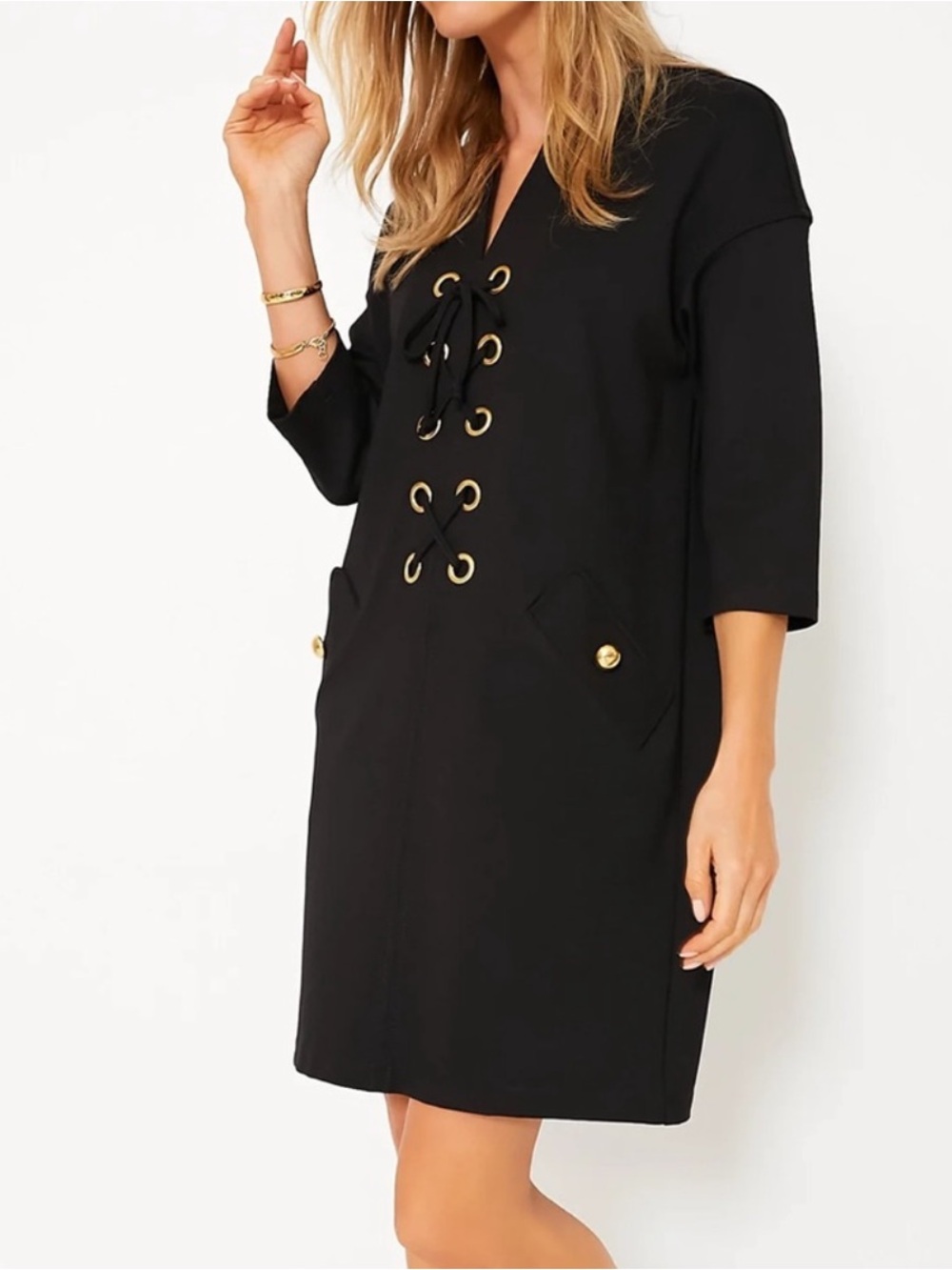 Tuckernuck Black Ellington dress Size Large